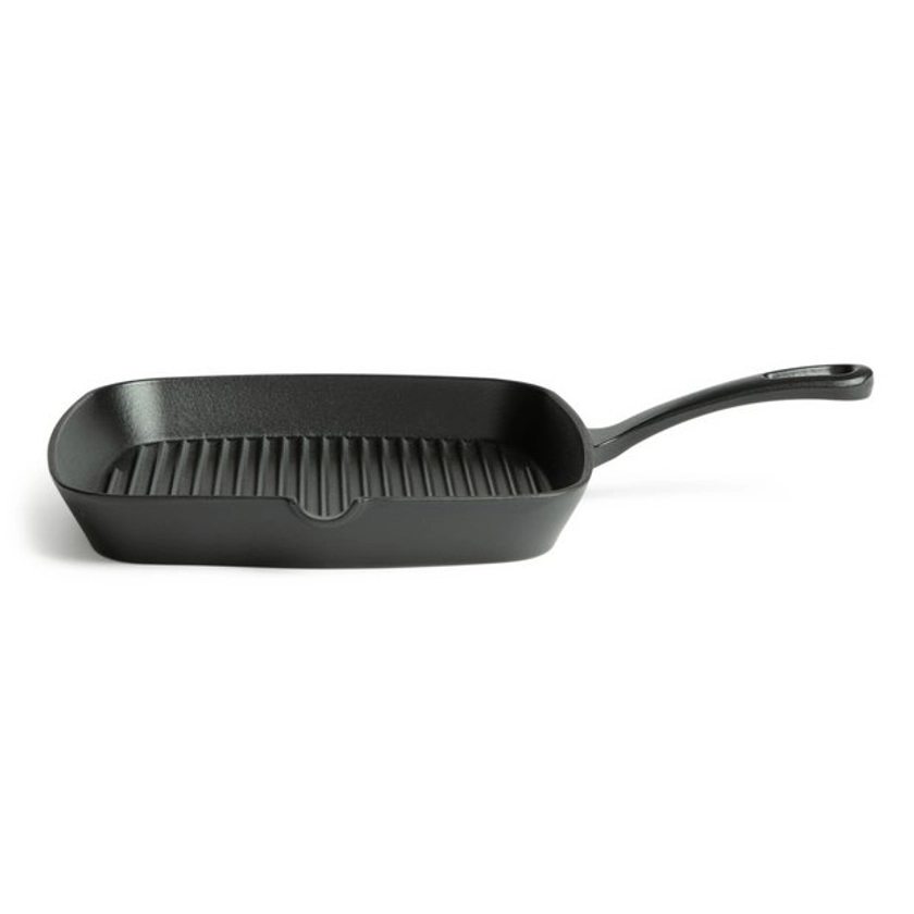 Buy Habitat 23cm Cast Iron Griddle Pan - Black | Griddle pans | Argos