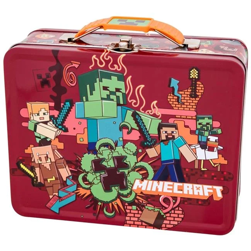 Minecraft Mobs on Fire Tin Lunchbox - Walmart.com