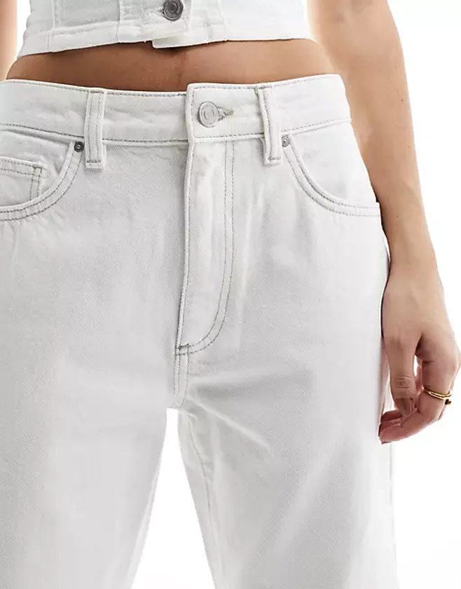 Cotton On classic straight leg jean in white denim