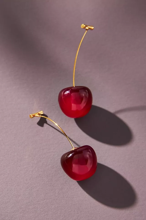 Cherry Drop Earrings