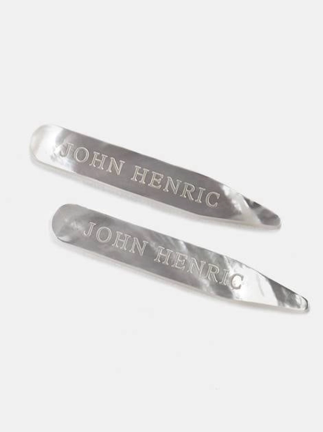 Brushed Collar Stay - Buy online | John Henric