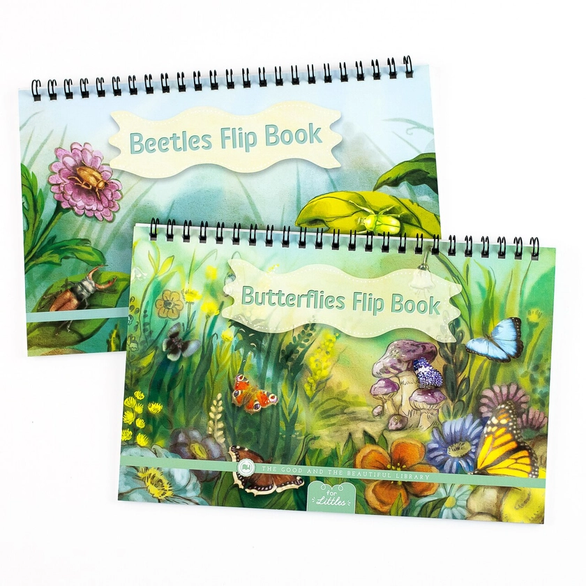 Butterflies and Beetles Flip Books