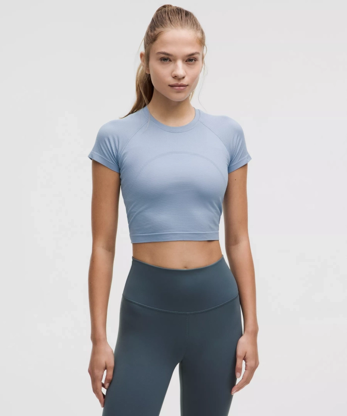 Swiftly Tech Cropped Short-Sleeve Shirt 2.0