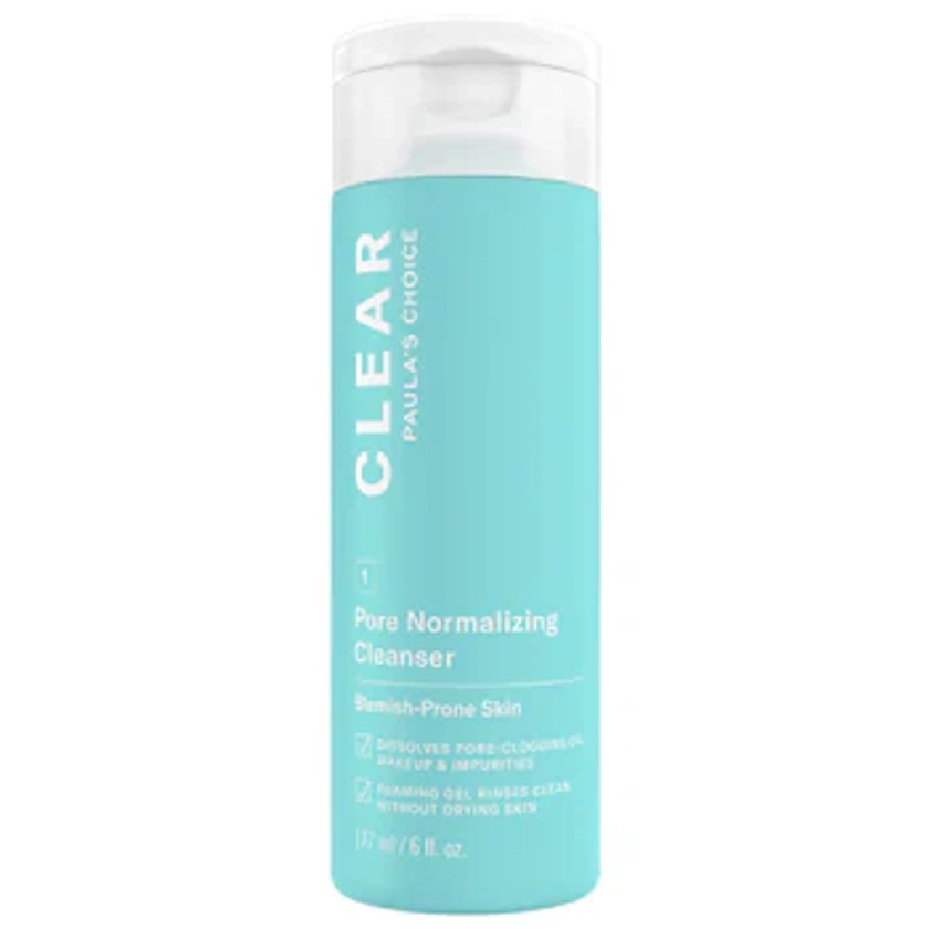 CLEAR Pore Normalizing Acne Cleanser - Paula's Choice | Sephora