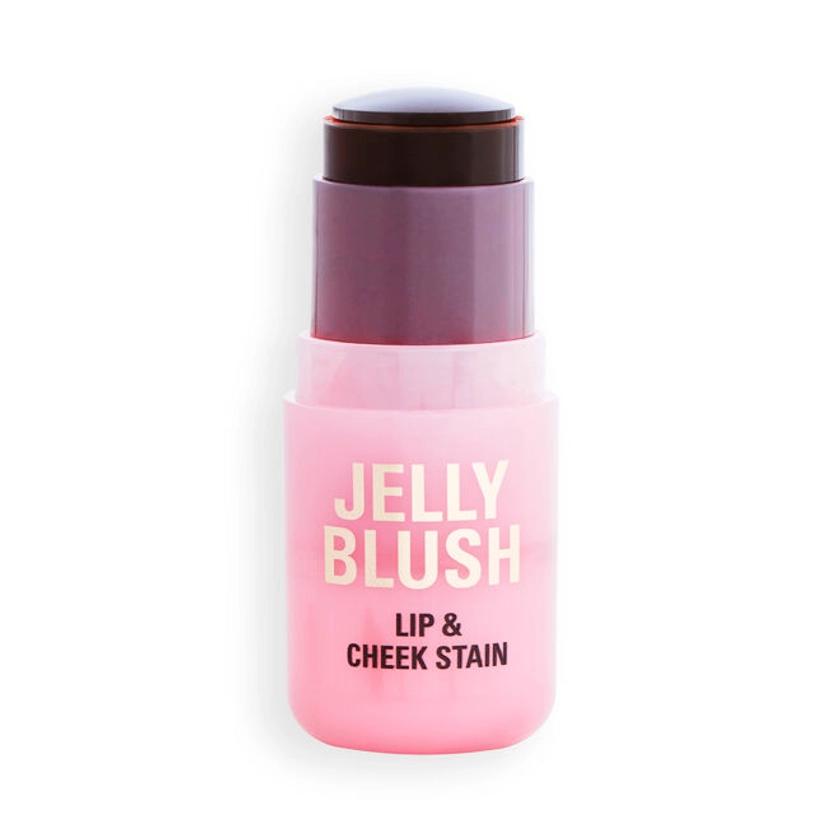 Revolution Jelly Blush Stick Lip and Cheek Stain Peach Orange