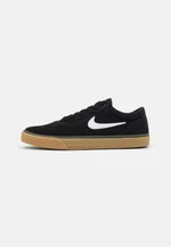 Nike SB CHRON 2 UNISEX - Baskets basses - black/white/black/light brown/noir - ZALANDO.FR