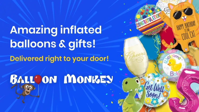 Balloon Letters & Numbers Delivered in a Box | Balloon Monkey