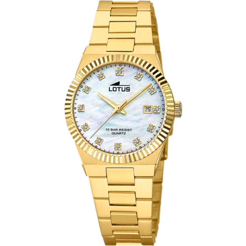 MONTRE LOTUS 18840/1 IVORY, BRACELET EN ACIER INOXYDABLE, FEMME