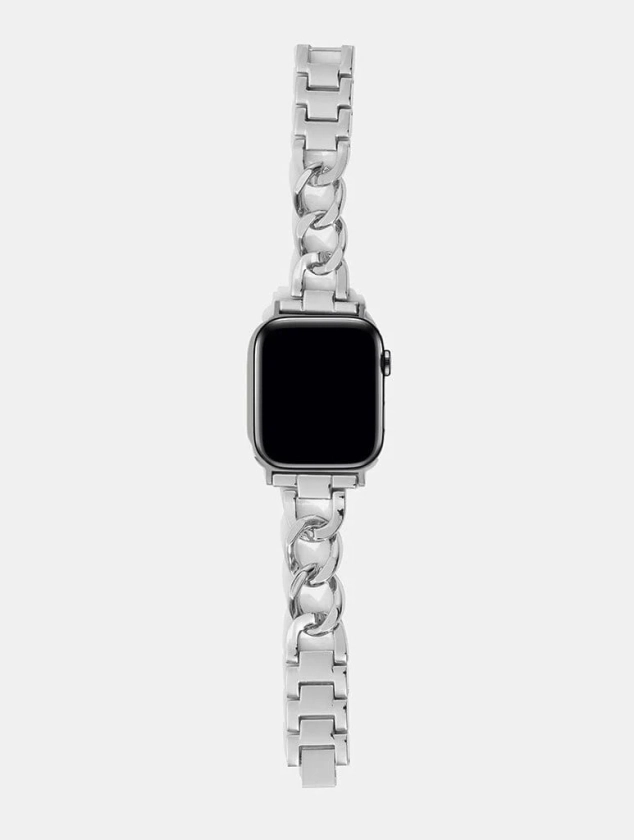 Silver Chain Link Apple Watch Strap