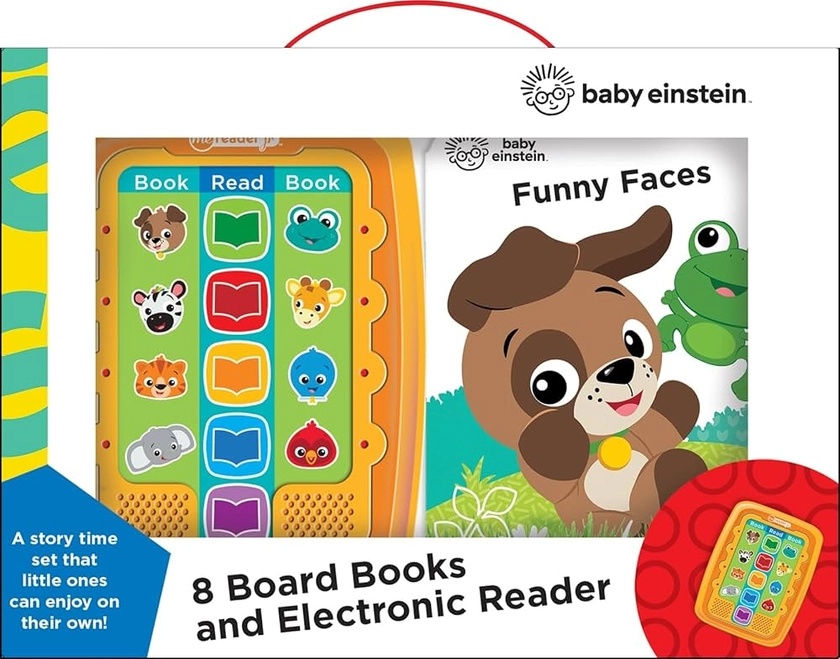 Baby Einstein Electronic Me Reader Jr. 8 Sound Book Library - PI Kids: Me Reader Jr: 8 Board Books and Electronic Reader