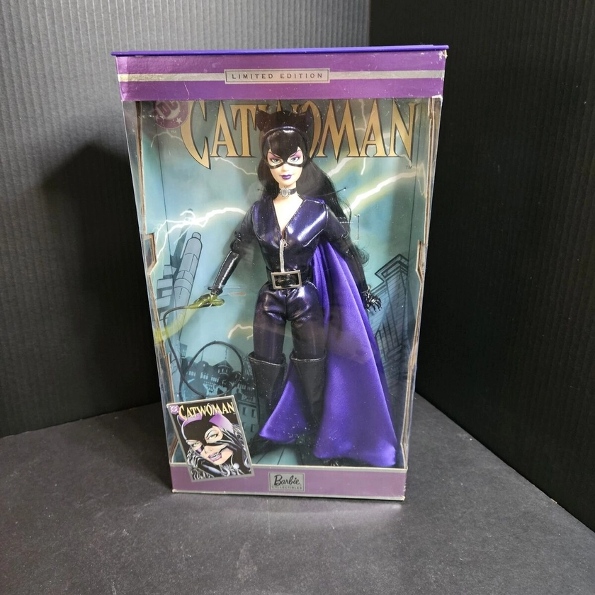 Barbie Collectable DC Catwoman Limited Edition Doll 2003 Mattel Cat Woman W/ Box