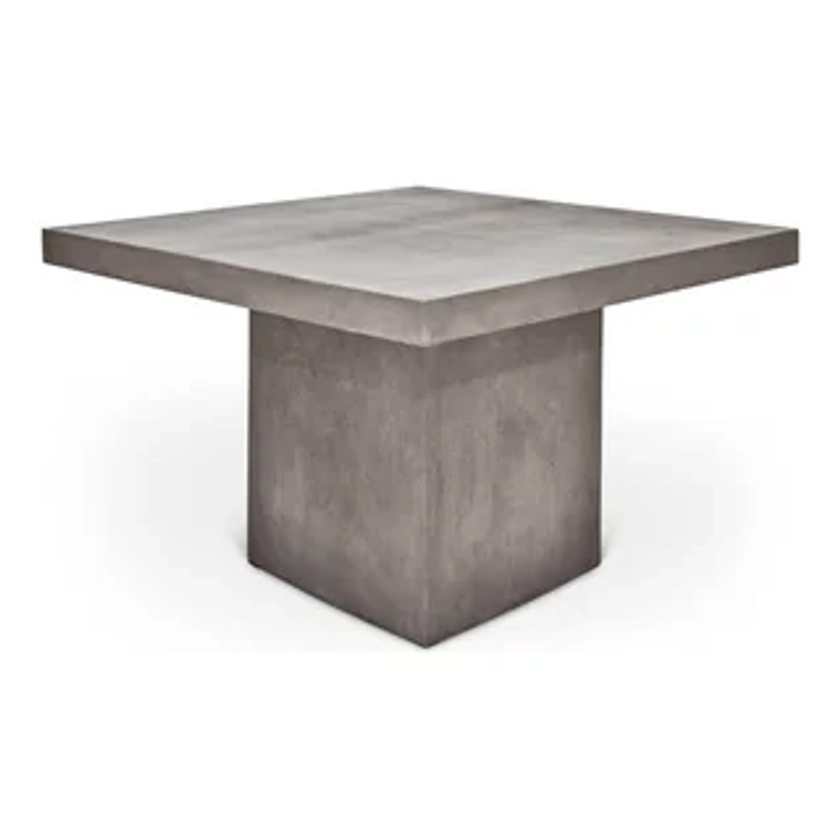 Mixx Una 59" Square Bar Height Dining Table Dark Grey - Industrial - Indoor Pub And Bistro Tables - by Urbia | Houzz