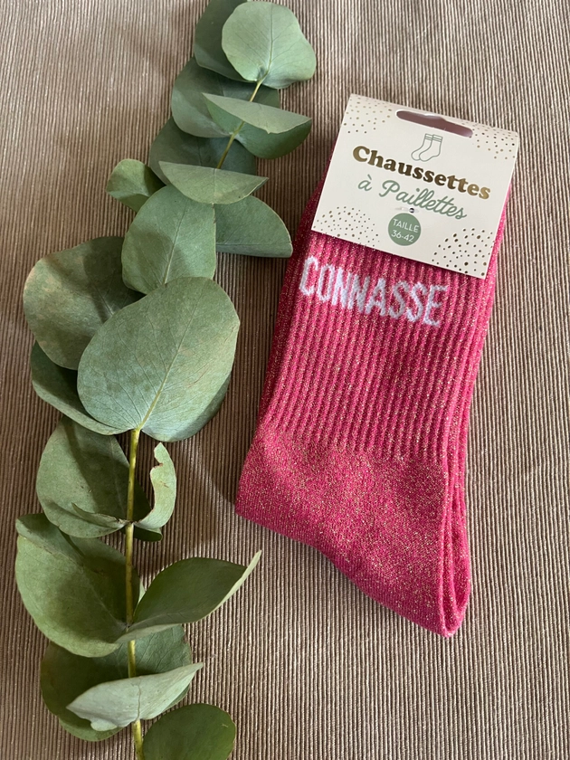 CHAUSSETTES PAILLETTES - CONNASSE - Chez TATA SOPHIE - Une extension 2.0 du magasin Jardin de France