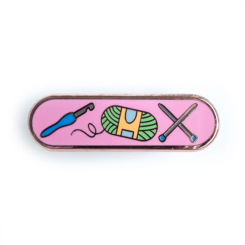 Crafts Personality Plaque Enamel Pin