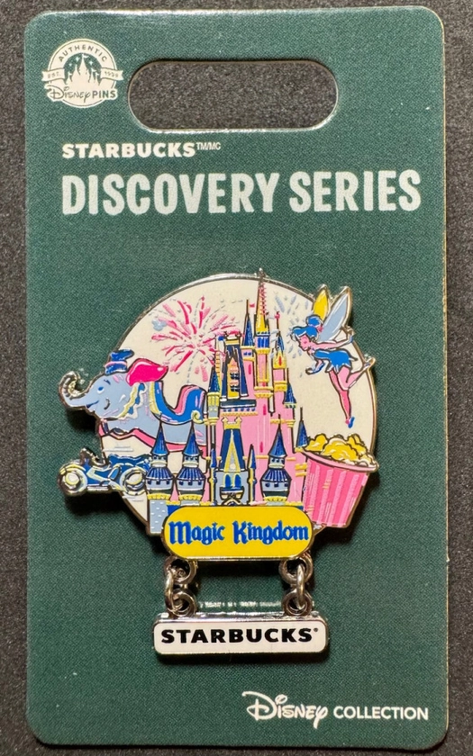 74052 - Magic Kingdom - Starbucks Discovery Series - Walt Disney World Disney Pin