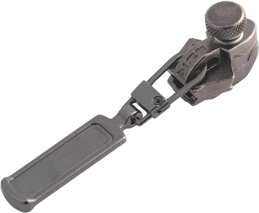 Fix n Zip Instant Zipper Replacement, Plastic Metal, Black Nickel, M