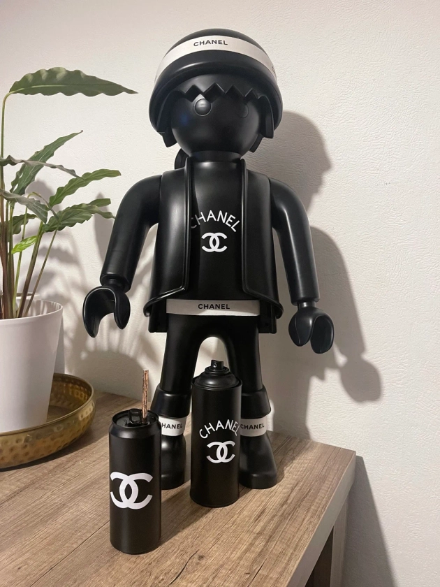 Playmobil XXL Black Pirate Figurine 65 Cm With Its Can and Aerosol Can for an Original Pop Art Design Decoration - Etsy Canada