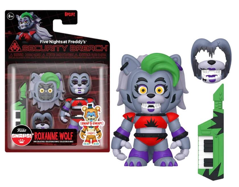 FNAF - Glamrock Roxanna - Single Snap Pack Funko 8.89cm : ShopForGeek.com: Figurine Funko Five Nights at Freddy