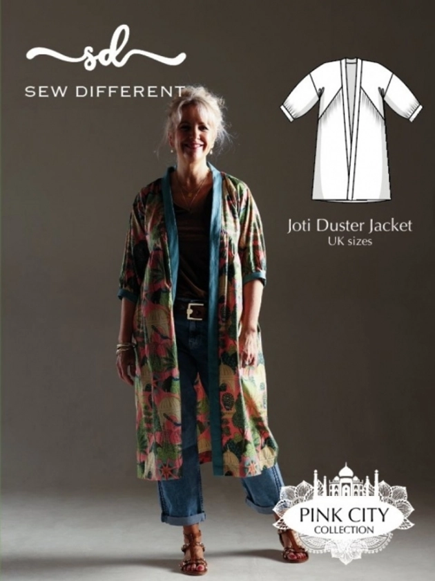 Sew Different Paper Sewing Pattern Joti Duster Jacket | 1424061 | Minerva