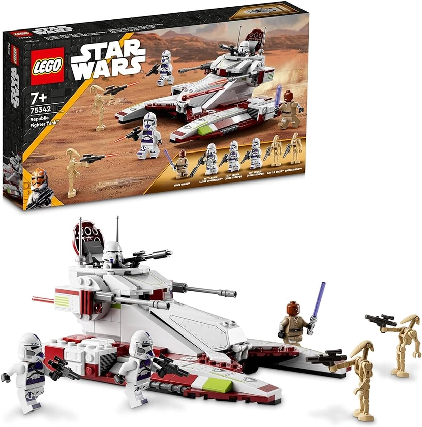 Amazon.com: LEGO Star Wars Republic Fighter Tank (75342) : Toys & Games