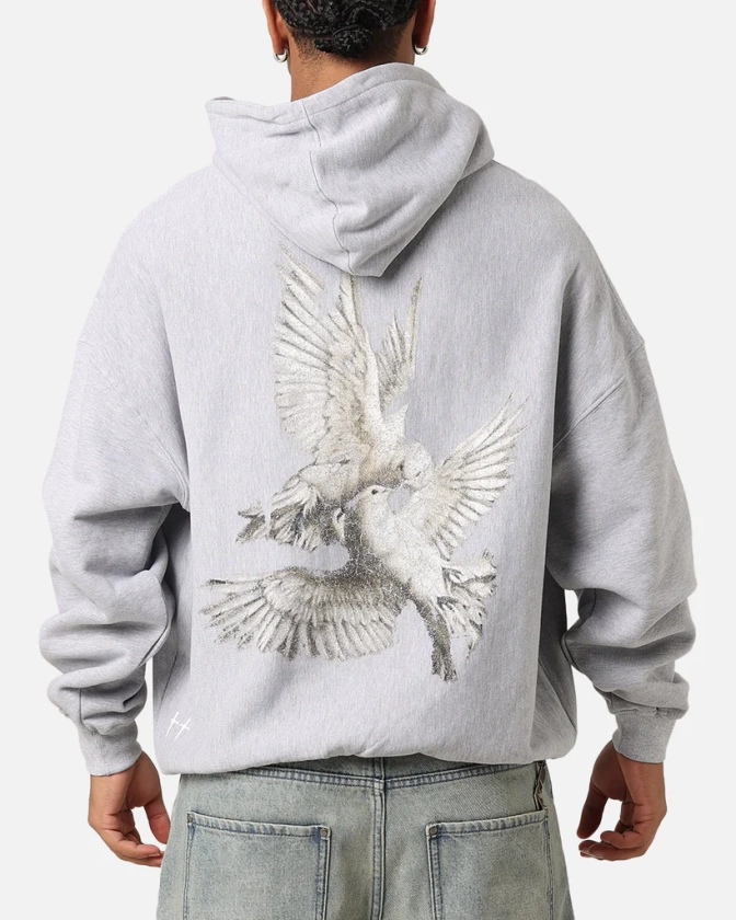 Saint Morta Doves Vintage Hoodie Light Marle