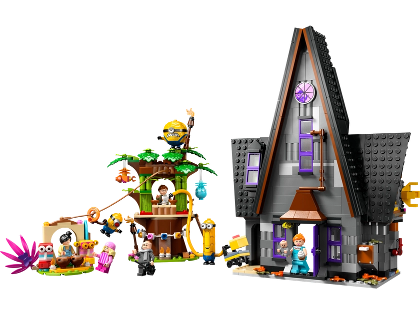 Le manoir familial des Minions et de Gru 75583 | Moi, Moche et Méchant 4 | Boutique LEGO® officielle FR 