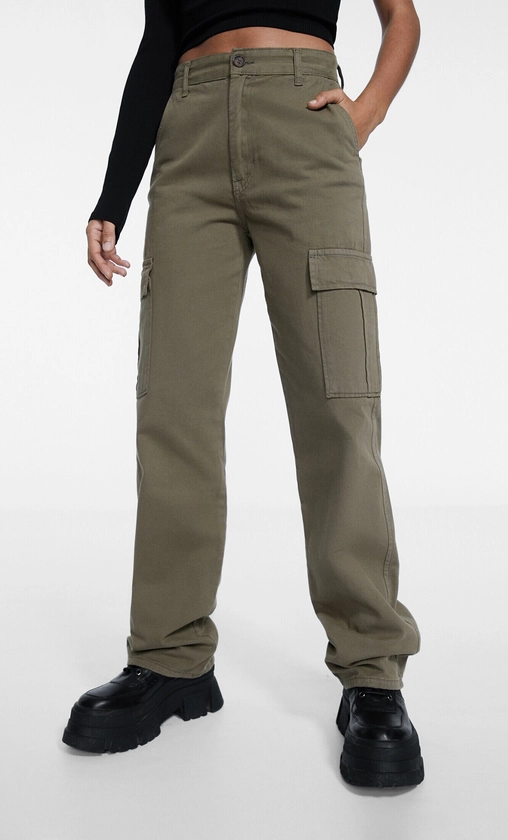 Pantalon regular coupe cargo