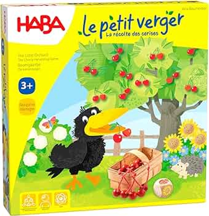 HABA- Animal Petit Verger Société Coopératif pour Enfant-Jeu de Dés et de Mémoire-Favorise la Reconnaissance des Couleurs et l'esprit d'équipe-3 Ans-003460, 003460 : Amazon.fr: Jeux et Jouets