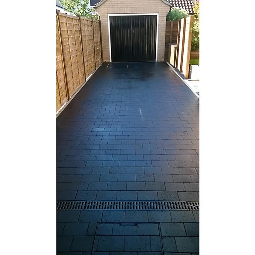 Smartseal - Block Magic - Black (5L) - A Re-colouring Block Paving Sealer. Superior to Concrete Paint, Transform Old Driveways | DIY at B&Q