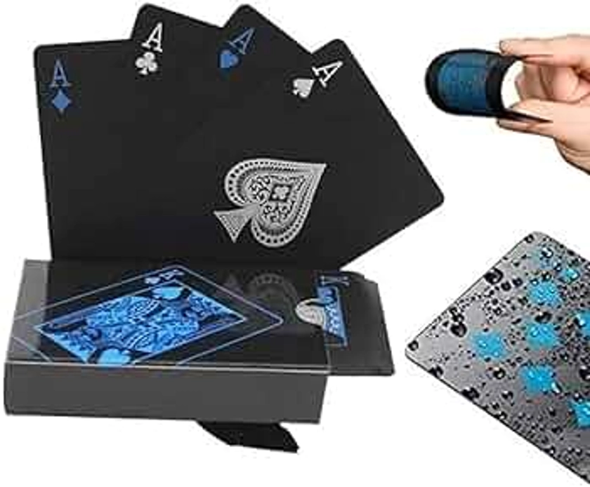 Buy Royals Unique Black Waterproof Plastic Deck Poker Playing Card for Adult,pack of 1 Online at Low Prices in India - Amazon.in