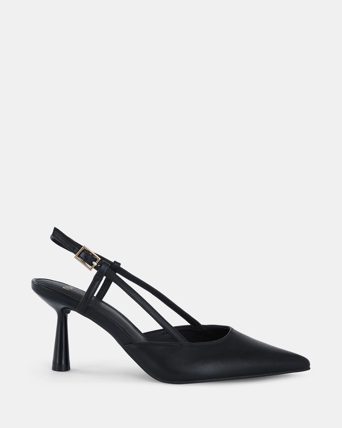 ISNELLO BLACK Low Heels | Buy Women's HEELS Online | Novo Shoes NZ