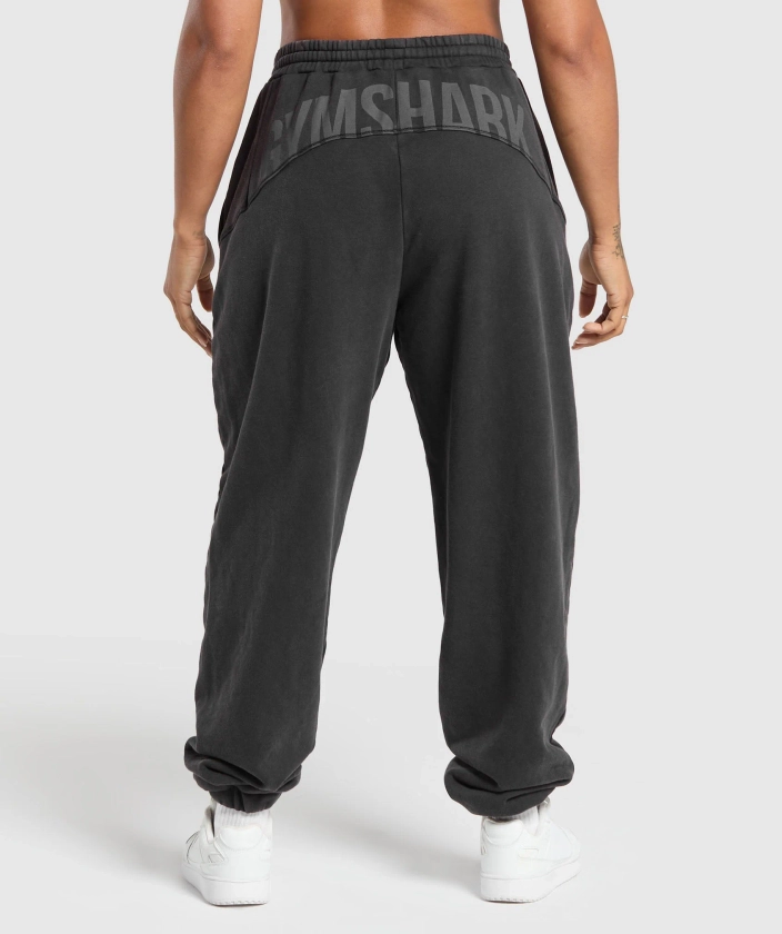 Gymshark Power Washed Joggers - Black