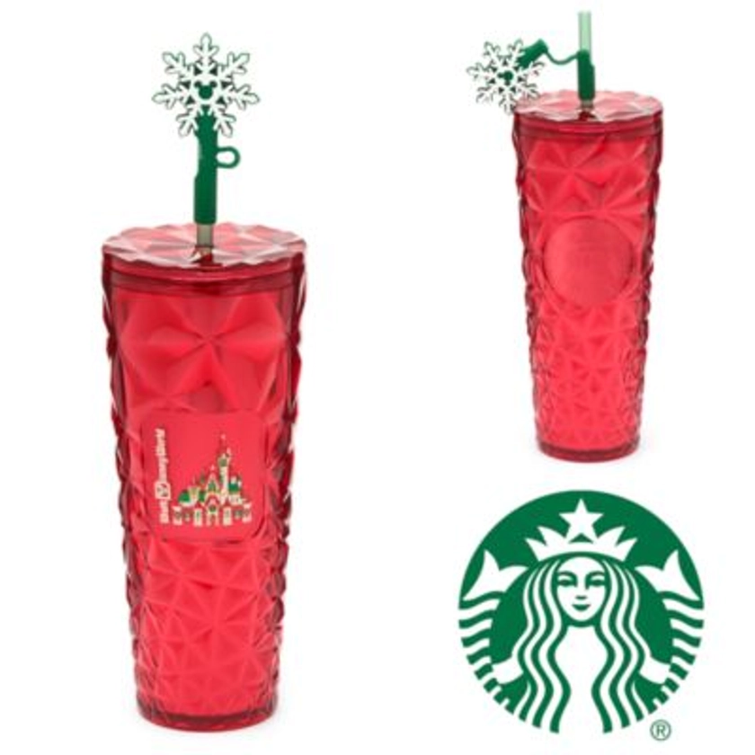 Walt Disney World Gobelet Starbucks spécial fêtes avec paille | Disney Store