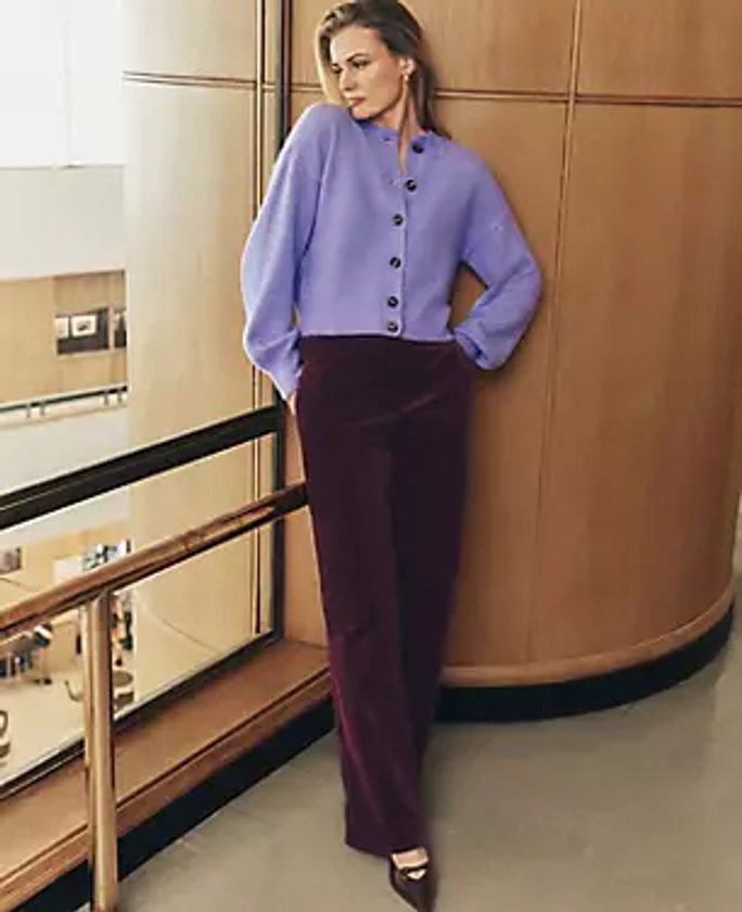 The Petite Perfect Wide-Leg Corduroy Pant