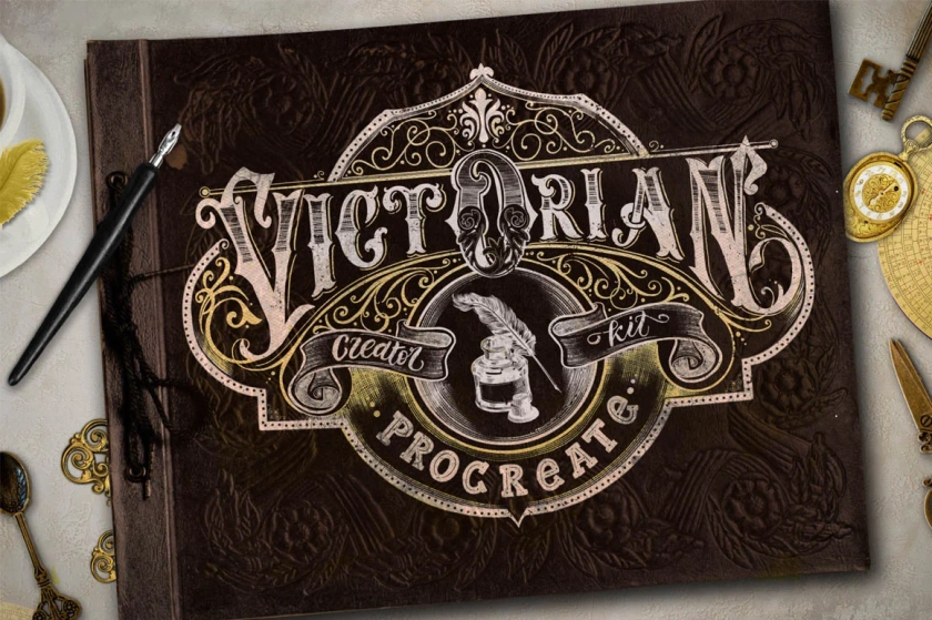 Victorian Lettering Creator Kit - Design Cuts