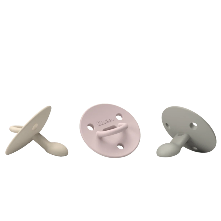 Pack de 3 sucettes silicone médical 0/6 mois - ChooChoo de Elhée