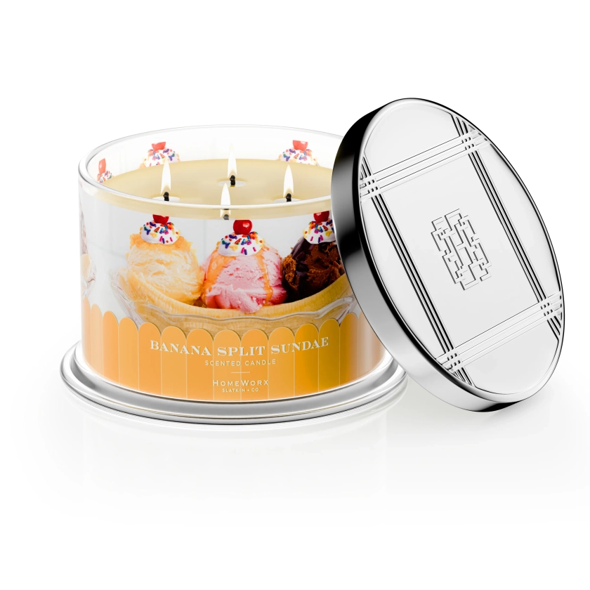 Banana Split Sundae Candle