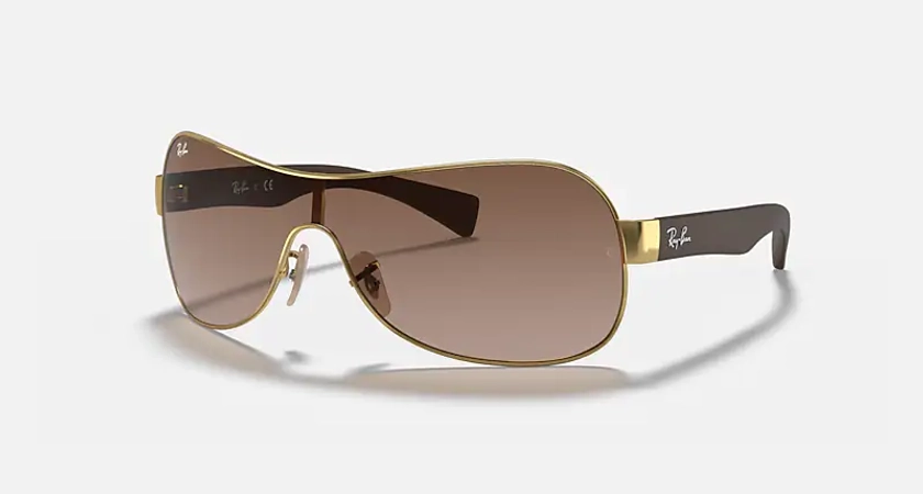 Ray-Ban Sunglasses Rb3471 Gold Frame Brown Lenses
