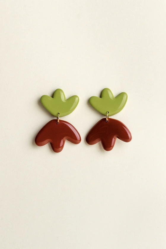 Earrings Frances - Polymer clay earrings | Van Schaaijk Studio