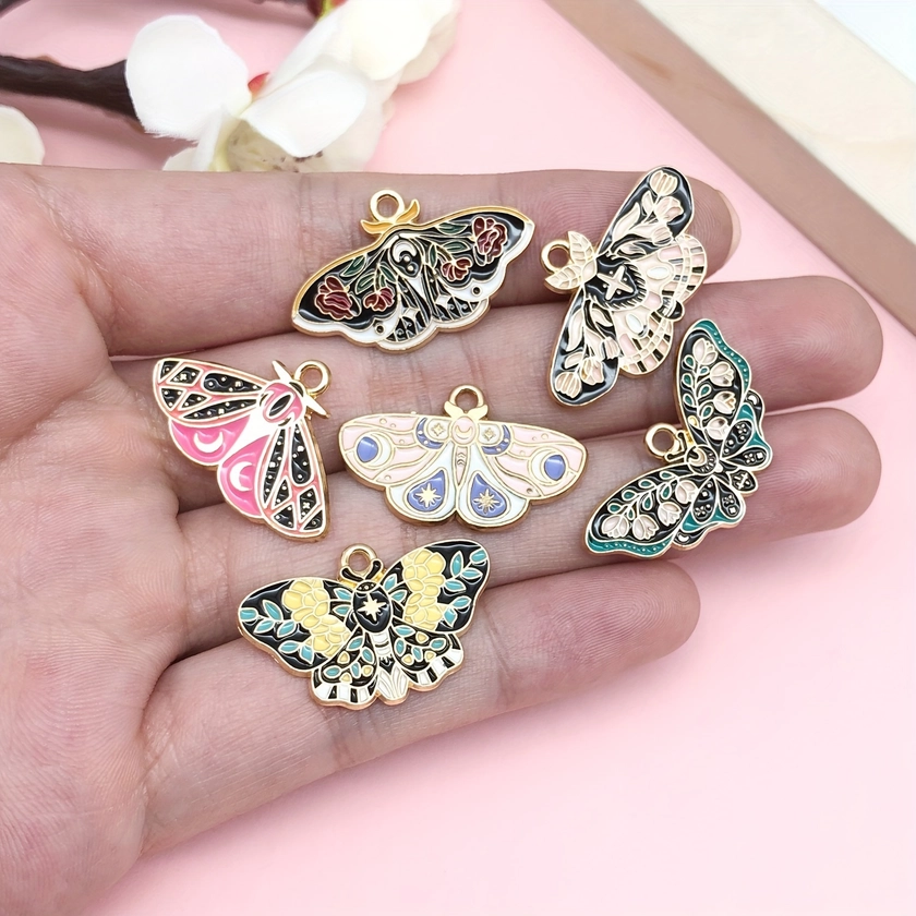 Assorted Varieties Cute Butterfly Alloy Pendants - Temu