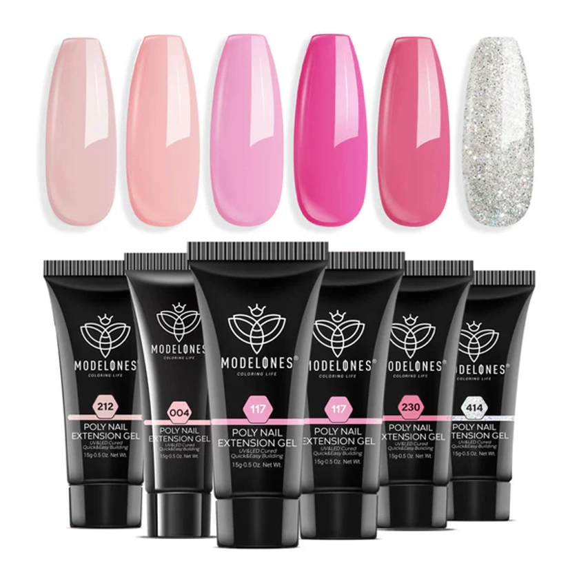 My Love - 6 Shades Poly Nail Gel Set