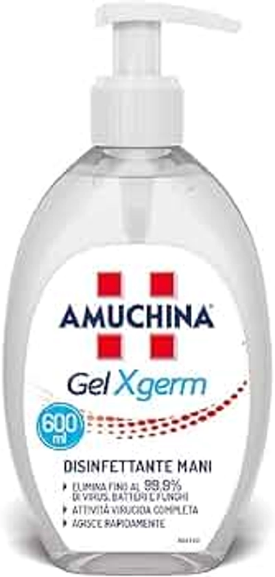 AMUCHINA Gel Mani Disinfettante, Trasparente, 1 pezzo (Confezione da 1)