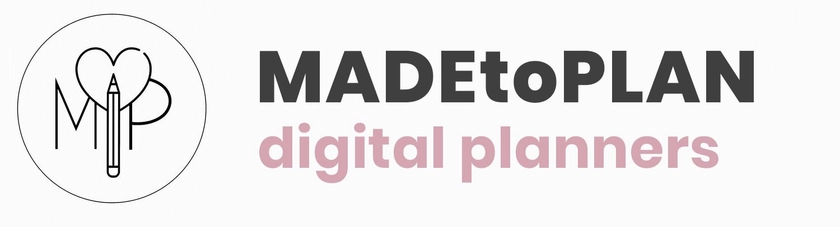 Digital Notebook - Dark Mode — 2024 Digital Planners by MADEtoPLAN
