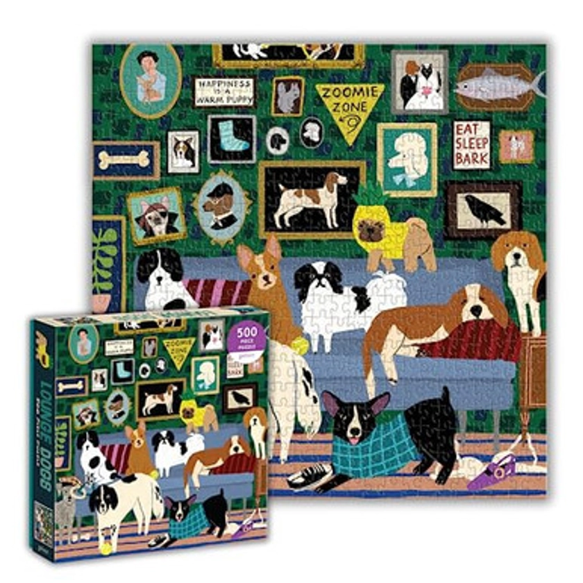 Lounge Dogs 500 Piece Puzzle (N)