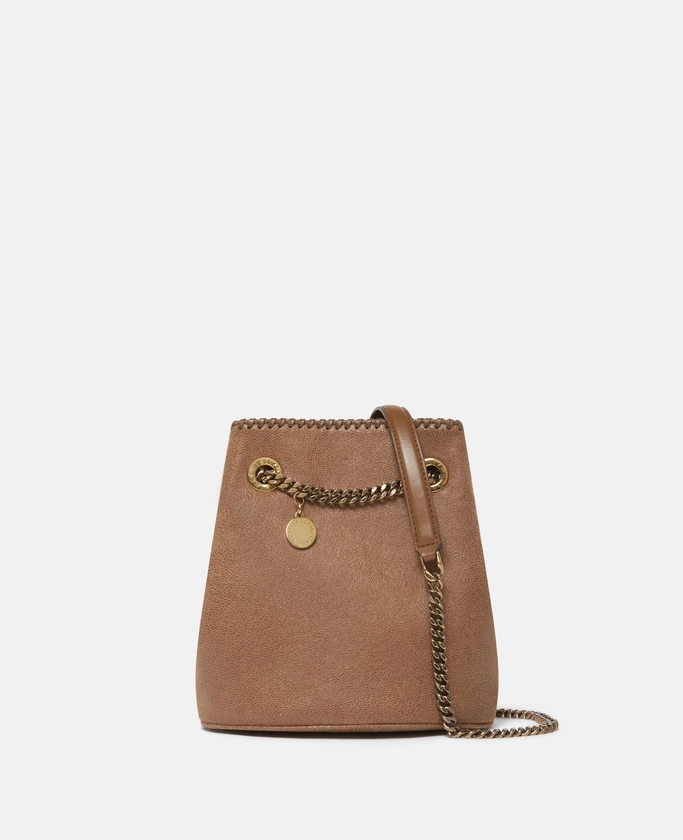 Women Pecan brown Falabella Bucket Bag | Stella McCartney US