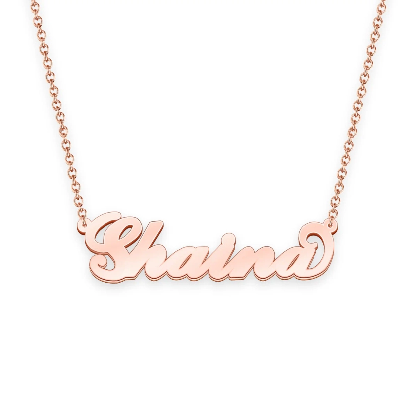 Shaina name necklace Gold Custom Necklace, Personalized Gifts For Her
