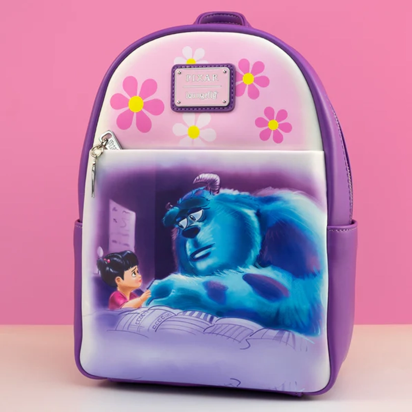 Loungefly x Disney Pixar Monsters Inc Boo and Sully Bed Scene Mini Backpack