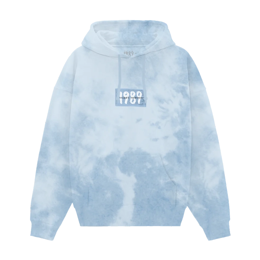 1989 (Taylor's Version) Blue Tie Dye Hoodie - Taylor Swift Official Store