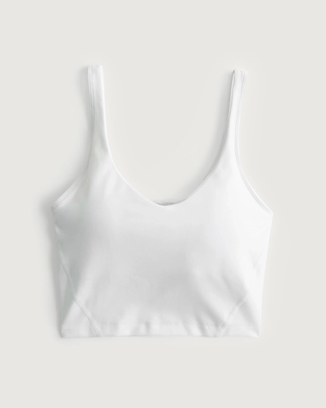 Women's Gilly Hicks Active Recharge Plunge Tank | Women's Tops | HollisterCo.com