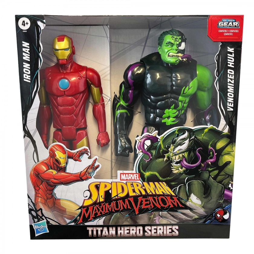 Iron Man and Venomised Hulk Action Figure 2 Pack at Toys R Us UK